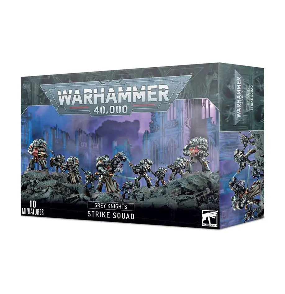 Warhammer Grey Knights Strike Squad miniature box set for Warhammer Grey Knights tabletop game