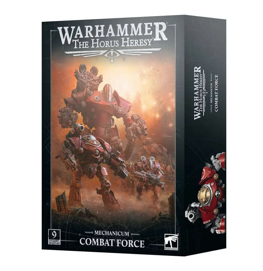 Warhammer HORUS HERESY Mechanicum Combat Force with Shock Chargers and Thanatar Cavas siege-automata