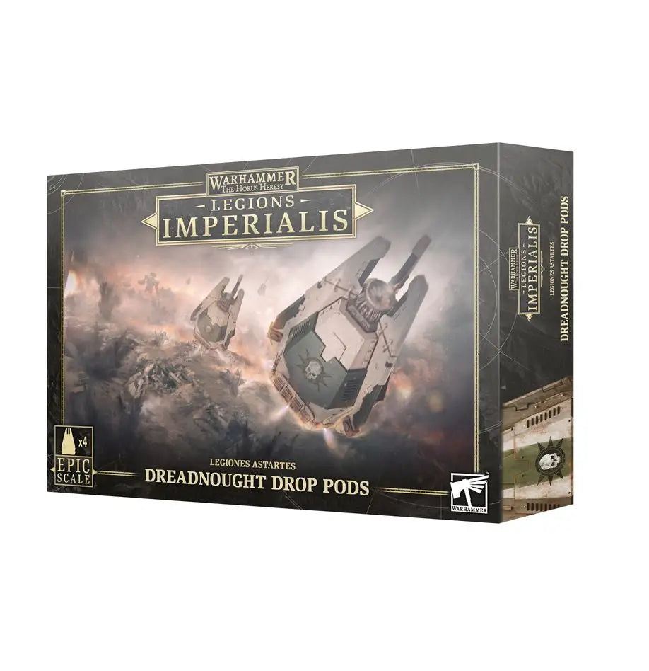 Warhammer 40,000 Legions Imperialis Dreadnought Drop Pods miniature game box set