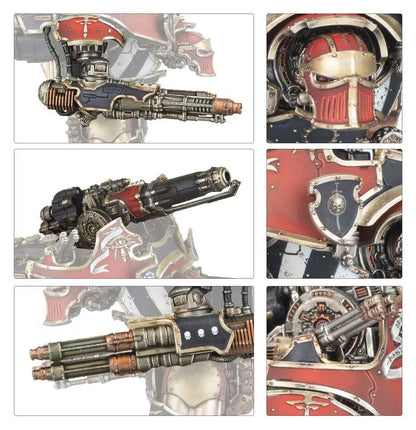 Futuristic sci-fi rifle with metallic parts and red accents for Warbringer Nemesis Titan