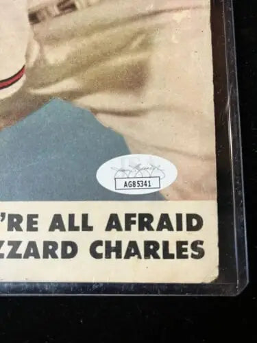 Framed baseball card of Warren Spahn from Milwaukee Braves August 1953 Sport Magazine