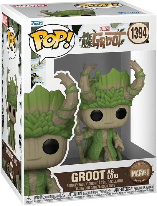 Groot as Loki Funko Pop vinyl figure from We Are Groot collection