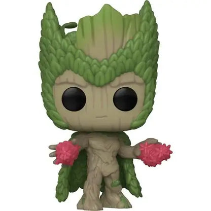 Funko Pop Groot figure from We Are Groot as Scarlet Witch Funko Pop Vinyl Figure #1395