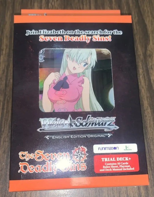 Weiss Schwarz Seven Deadly Sins trial deck English edition sealed product image