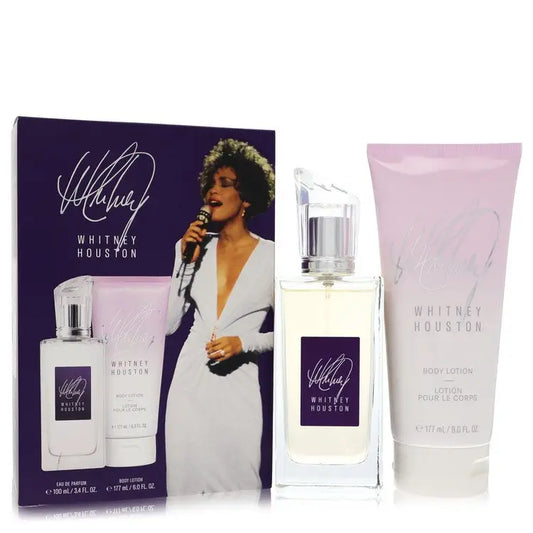 Whitney Houston by Whitney Houston - Gift Set -- 3.4 oz Eau De Parfum Spray + 6 oz Body Lotion - Women / Medium - Gift