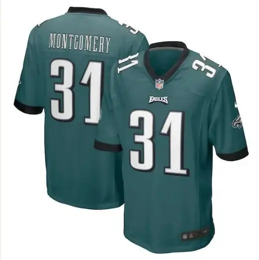 Green Philadelphia Eagles Wilbert Montgomery #31 Nike retired player jersey in midnight green