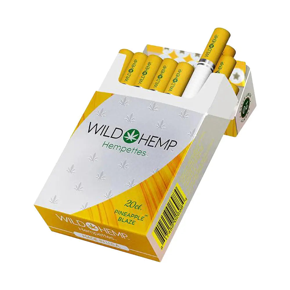 Wild Hemp CBD Hempettes pack with pineapple-flavored hempette cigarettes for sale