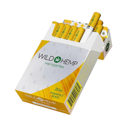 Wild Hemp CBD Hempettes pack with pineapple-flavored hempette cigarettes for sale