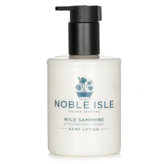 White pump-dispenser bottle of Wild Samphire Hand Lotion 250ml/8.45oz