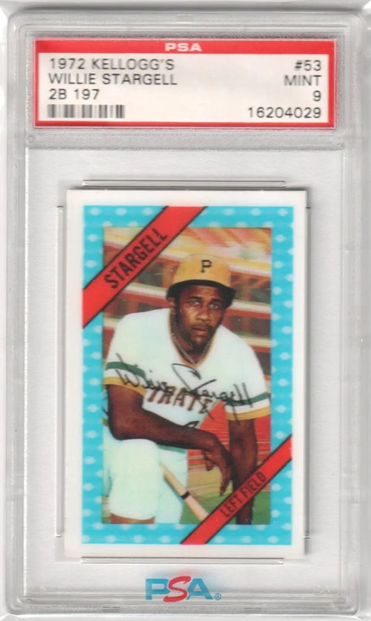 Graded Willie Stargell baseball card from Columbia Hobby, box free shipping available