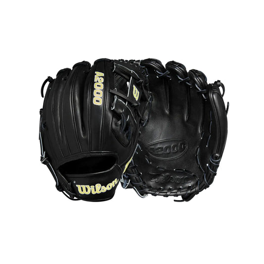 Black leather baseball glove from Wilson Baseball Classics Series A2000 infield glove