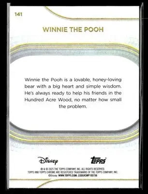 ? Winnie the Pooh — 2025 Topps Chrome Disney #141 ? - Trading Card