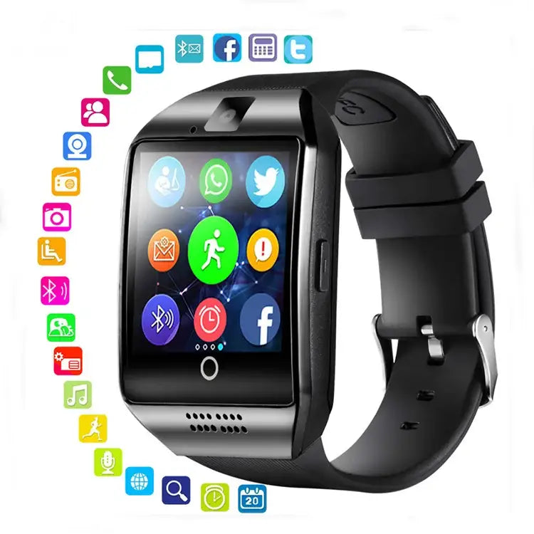 Wireless Smartwatch Q18 Android with SIM Card and Camera, decorate root, 750px height, width 750px height