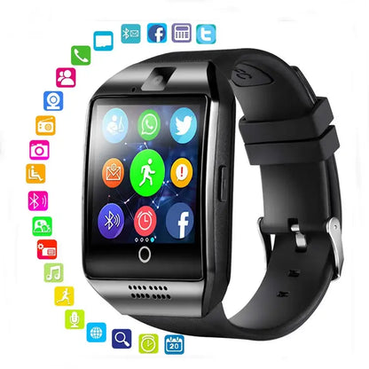 Wireless Smartwatch Q18 Android with SIM Card and Camera, decorate root, 750px height, width 750px height