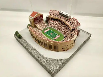 Miniature Wisconsin Badger Stadium replica model from the 1999 Rose Bowl victory