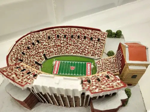 Miniature Wisconsin Badger Stadium replica from the 1999 Rose Bowl Victory limited edition
