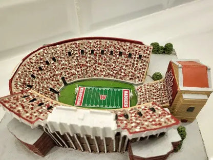 Miniature Wisconsin Badger Stadium replica from the 1999 Rose Bowl Victory limited edition