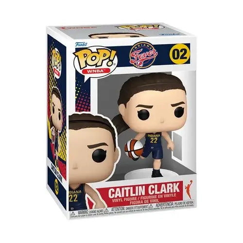 Caitlin Clark Funko Pop figurine from WNBA Fever Clark Funko Pop vinyl series