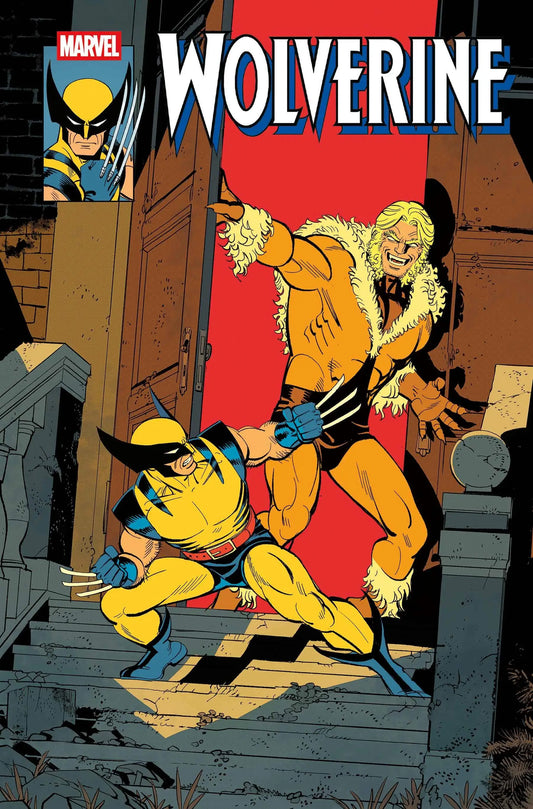 Wolverine comic book cover featuring Leo Romero Retro Vision Variant artwork