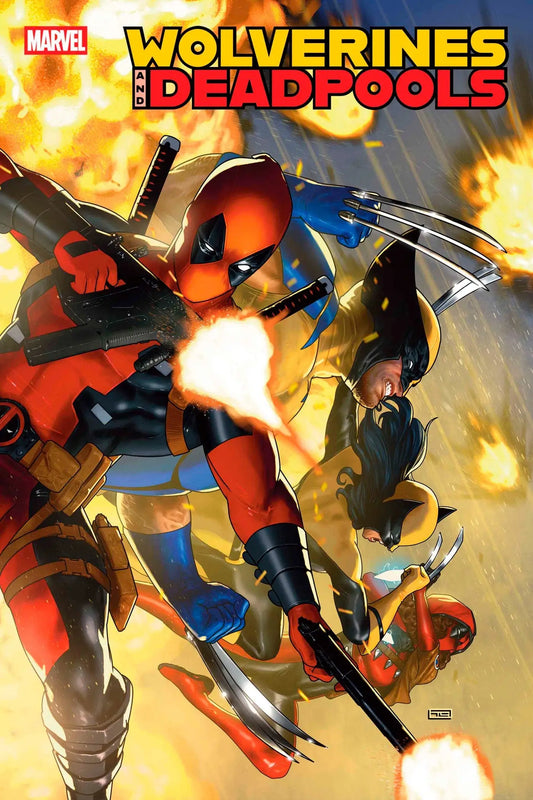 Comic book cover featuring Deadpool and Wolverine from Taurin Clarke Variant