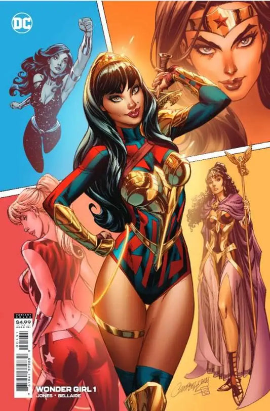Comic book cover of Wonder Girl #1 featuring Yara Flor in red and black costume