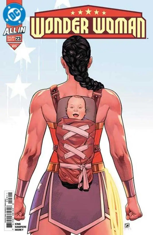 Wonder Woman comic book cover Wonder Woman #23 Cover A Daniel Sampere featuring Wonder Woman in action