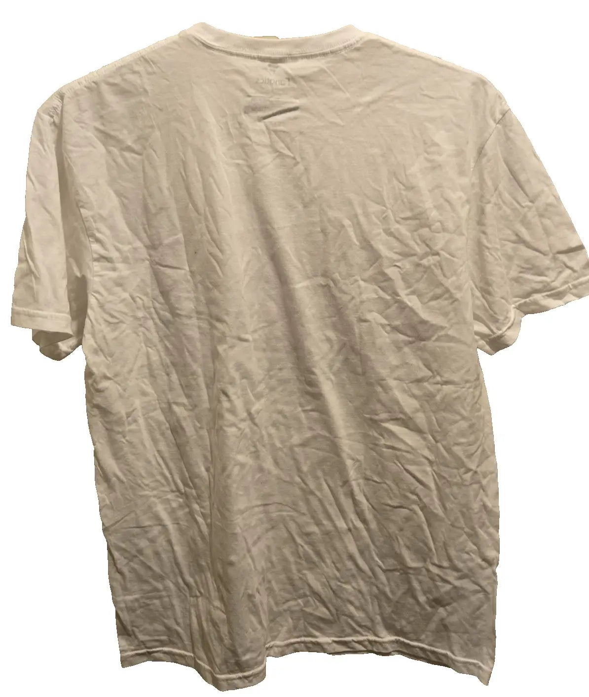 Wrinkled white WWE SummerSlam Cleveland Fanatics T‑Shirt Men’s XL for fans