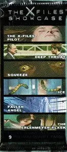 X-Files Showcase Widevision Factory Sealed Trading Card Pack featuring widevision trading cards