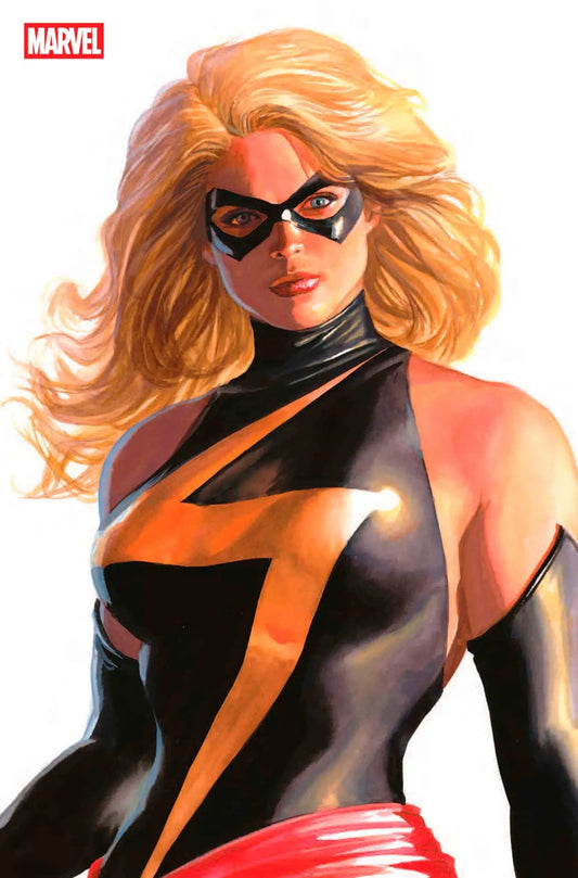 Ms. Marvel comic book art from X-Men #16 Alex Ross Timeless Full Art Variant