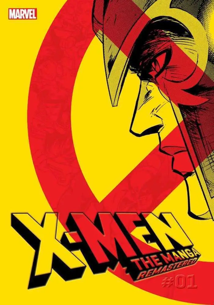 X-Men Comic Book Cover from Manga Remastered Graphic Novel Volume 01 Used Copy