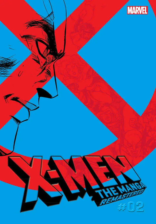 X-Men Manga Comic Book Cover for X-Men Manga Remastered Graphic Novel Volume 02