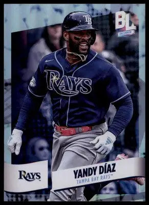 Yandy Díaz baseball card from Topps Big League 2024 Tampa Bay Rays collectible