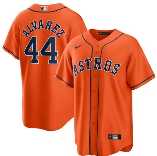 Orange Yordan Álvarez Houston Astros Nike alternate replica player jersey