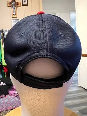 Navy blue Youth OC Sports St Louis Cardinals hat cap with red button on top