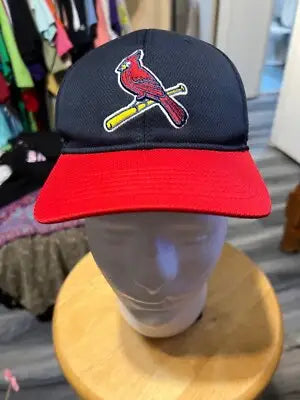 Youth OC Sports Louis Cardinals navy blue cap with red brim and team logo