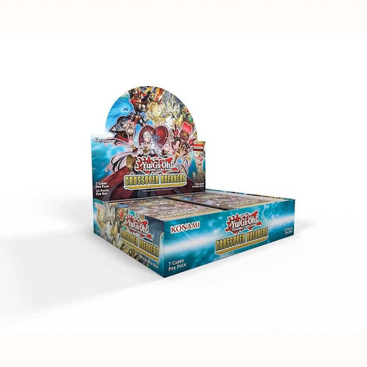 Yu-Gi-Oh! Crossover Breakers Booster Box featuring crossover breakers collectible cards