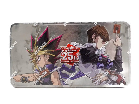 Yu-Gi-Oh Dueling Mirrors 25th Anniversary Tin featuring Yu-Gi-Oh 25th anniversary memorabilia