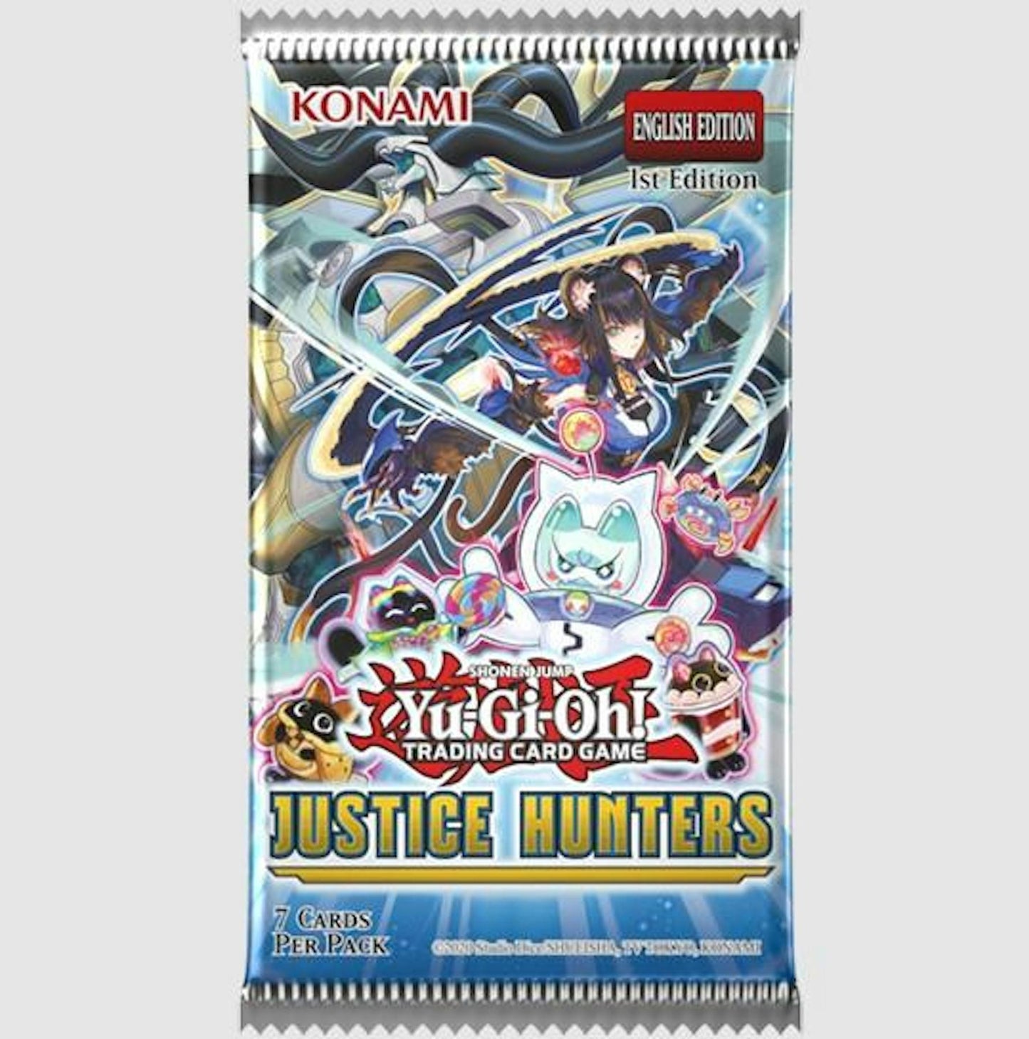 Yu-Gi-Oh! Justice Hunters Booster Box | Columbia Sports Cards & More