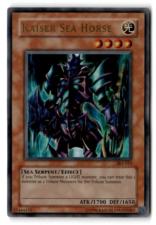 Kaiser Sea Horse Yu-Gi-Oh! card from Yu-Gi-Oh! Kaiser Sea set for collectors