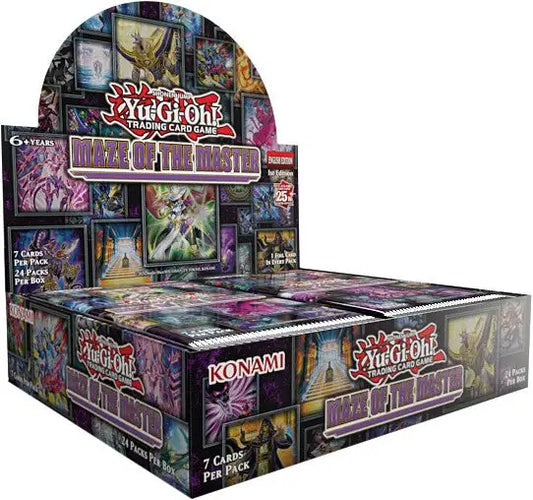 Yu-Gi-Oh Maze of the Master Booster Box with Battle City cards inspired 24 packs