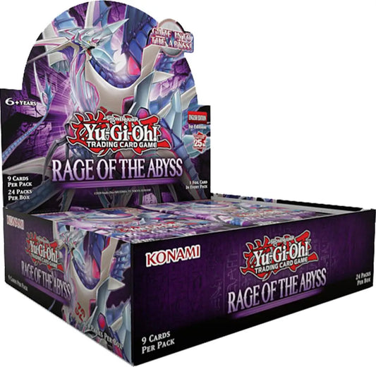 Yu-Gi-Oh! Rage of the Abyss Booster Box featuring XYZ Monster and Quarter Century Secret