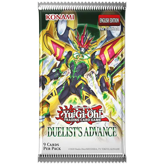 Yugioh TCG Duelist’s Advance Booster Pack for through collectible card game gameplay