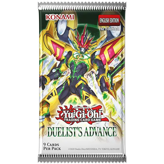 Yugioh TCG Duelist’s Advance Booster Pack for through collectible card game gameplay
