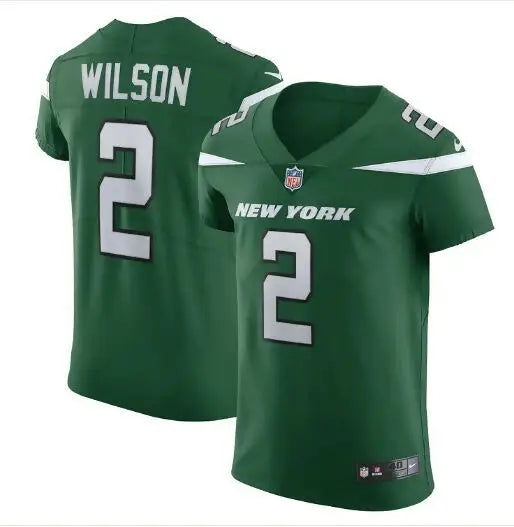Green New York Jets Nike Vapor Elite jersey with number 2 featuring Jets Nike Vapor design