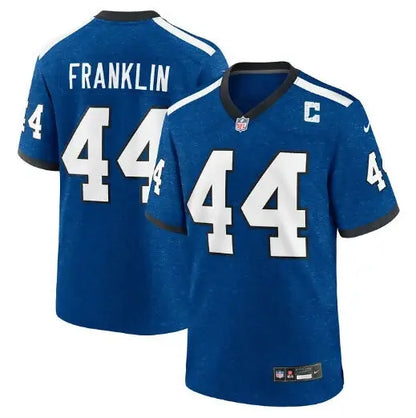 Blue Zaire Franklin Indianapolis Colts Nike Game Jersey with number 44