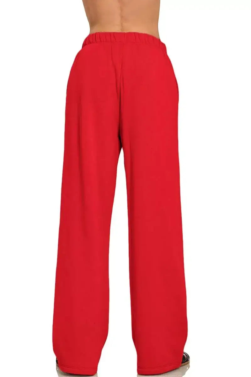 Zenana Fleece Sweatpant with Pockets