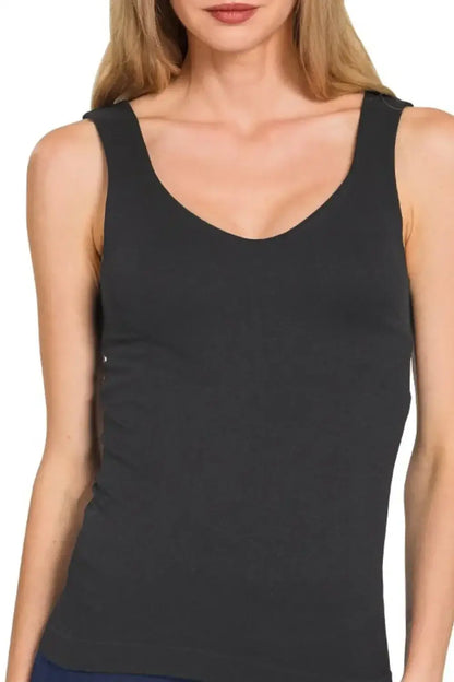 Zenana Seamless Tank Top - Tank Top