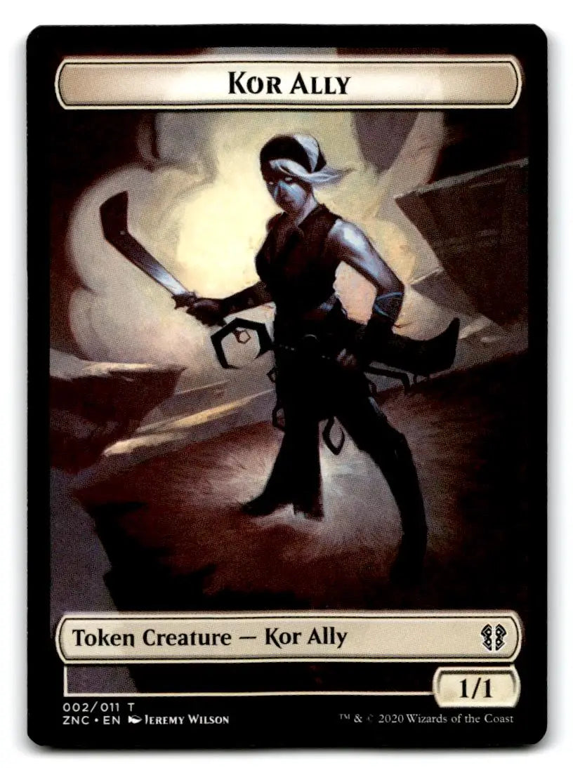 Zendikar Rising #2 Kor Ally Token - Game Token