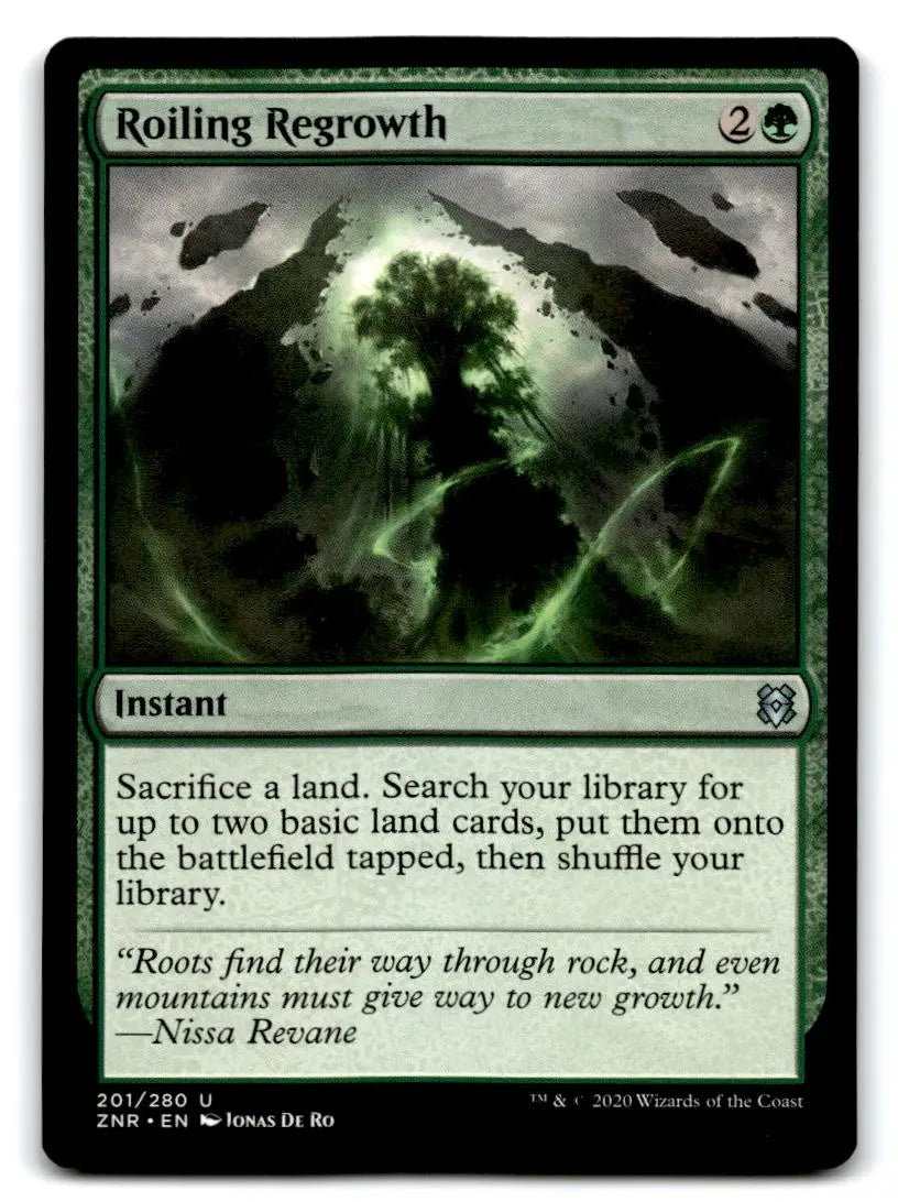 Zendikar Rising #201 Roiling Regrowth - Trading Card