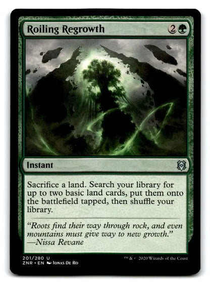 Zendikar Rising #201 Roiling Regrowth - Trading Card